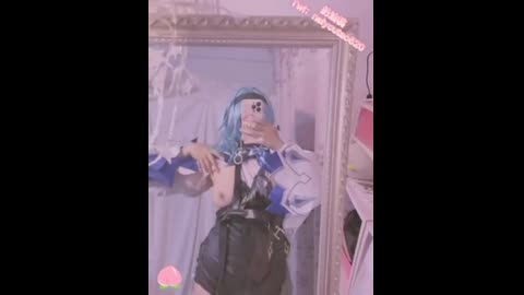 奶油桃原神优菈COS 自慰