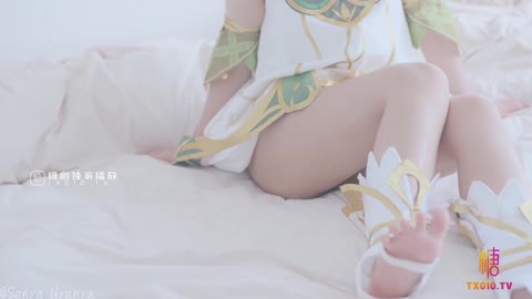 【千夜喵喵】原神-小草神还是‘肏神’，白嫩萝莉的肉棒侍奉