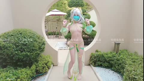 软萌兔兔酱 草神拉珠自慰