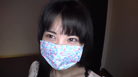 黑发纯真19岁，透明的外表让人爱上她和D杯Anchan 19岁5