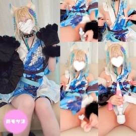 玩具を沢山使って♡ディルドに吸うやつでおま○こトロトロ♡コスプレオナニー動画