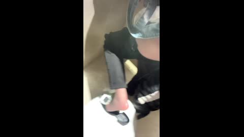 网络流出空姐风黑丝腿在福建试衣间被我按镜子前猛操骚逼一张一合直流水