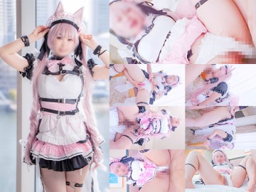 10日間限定1000円OFF！オタク気質で隠れ巨乳のレイヤーさんとオフパコ 頭ピンクなコヨーテちゃんのメイドコスでハメ撮り中出しSEX【ホ〇ライブ：博〇こより(メイドver.)】